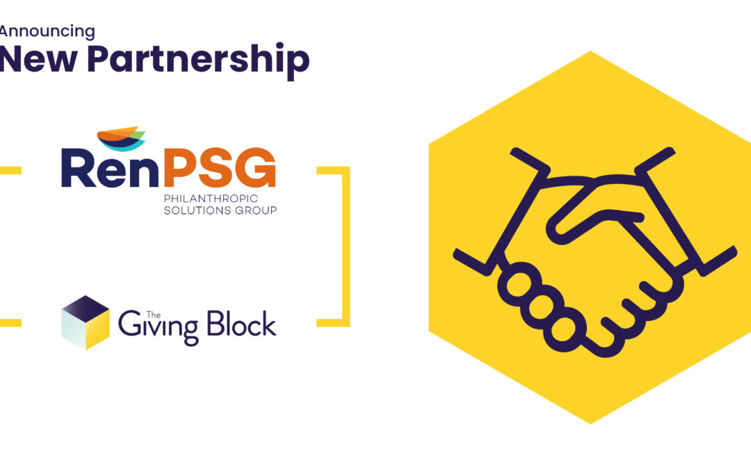 The Giving Block and RenPSG Announce Partnership