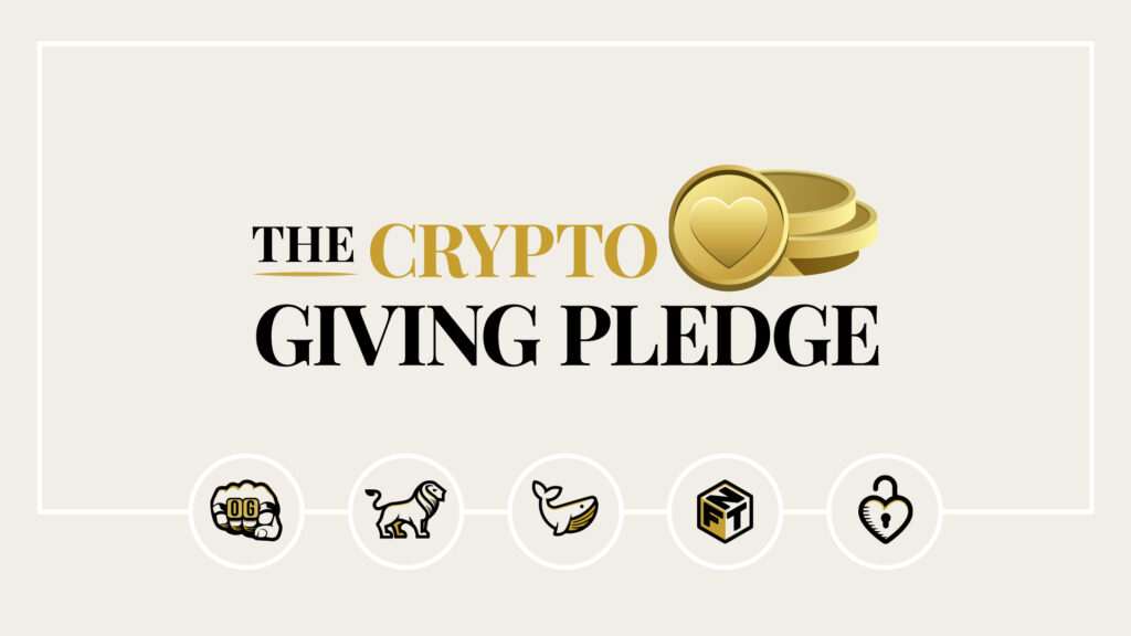 Crypto Giving Pledge Announcement