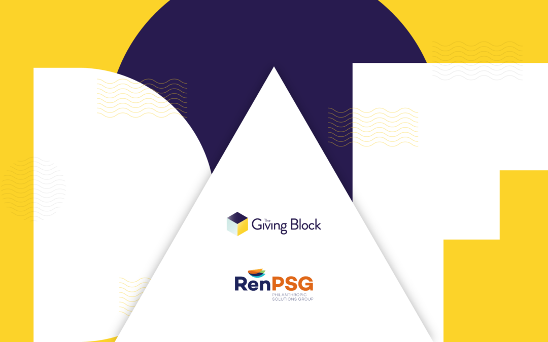 RenPSG and The Giving Block welcome 11 new crypto-friendly DAF programs, including UNC System institutions