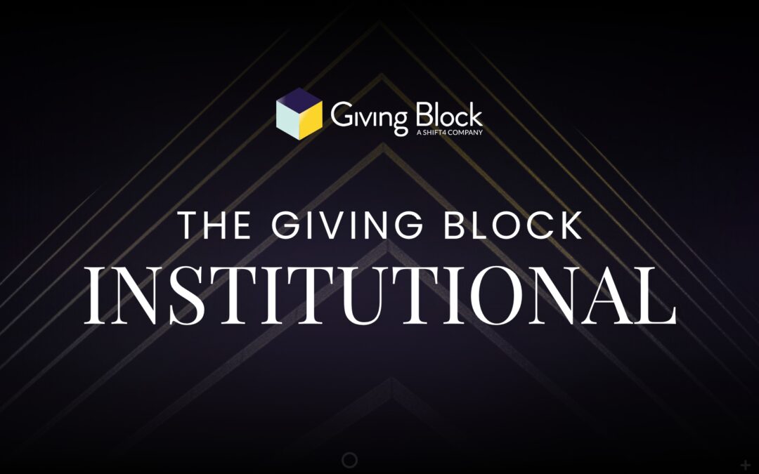The Giving Block Launches Premium Cryptocurrency Services for Institutional Philanthropy