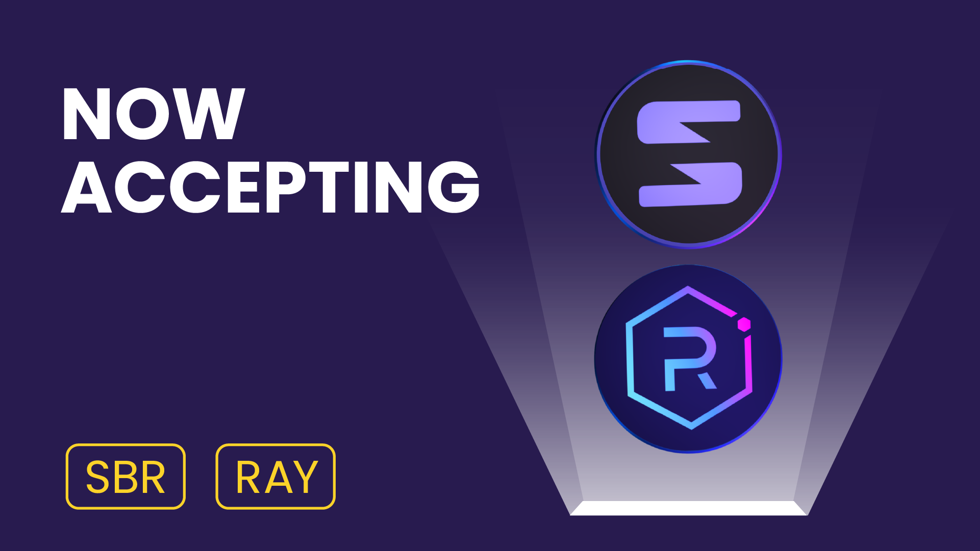 Accepting SBR-RAY | The Giving Block