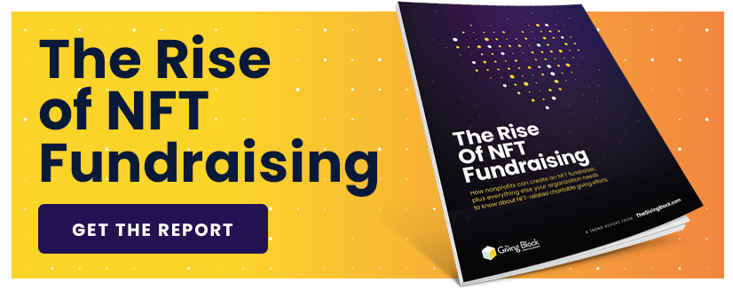 The Rise of NFT Fundraising - Mobile | The Giving Block