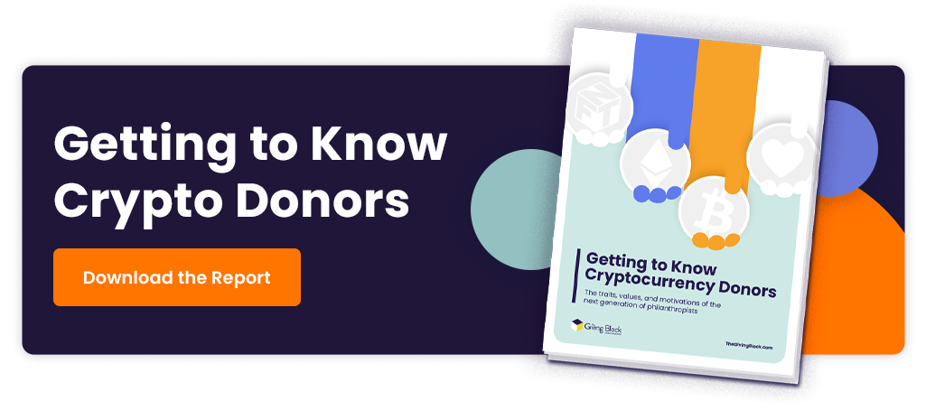 Getting to Know Crypto Donors Web Banner | The Giving Block