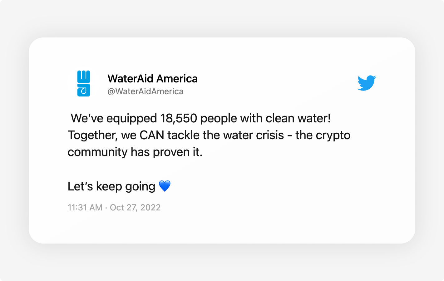 b twitter - Nonprofits Are Sharing How They Use Their Crypto Donations | The Giving Block