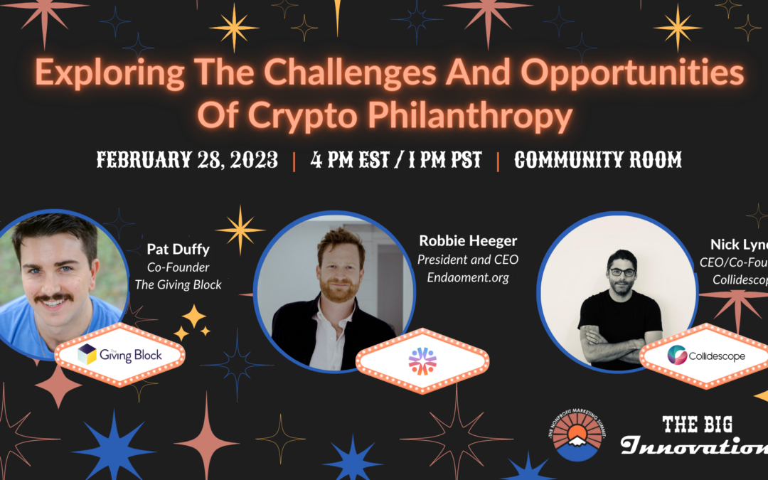 [CONFERENCE] Exploring The Challenges And Opportunities Of Crypto Philanthropy