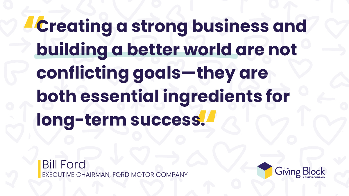 Bill Ford Quote | The Giving Block