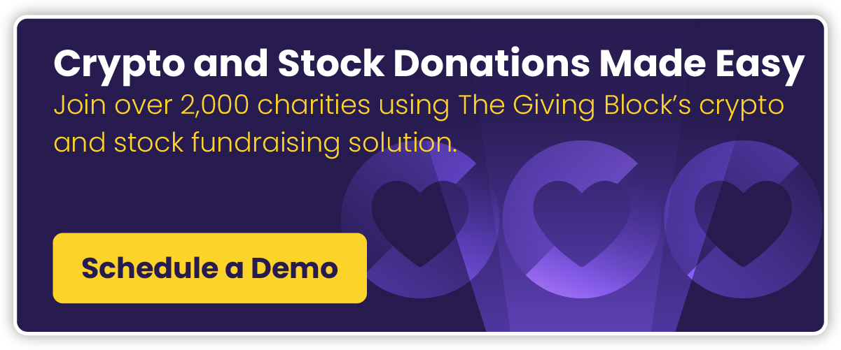 Crypto and Stock Donations Made Easy | The Giving Block