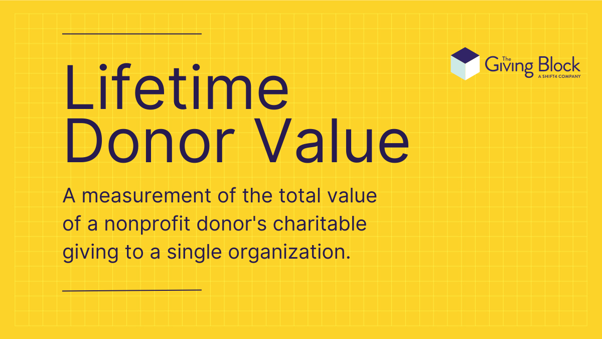 Lifetime Donor Value Nonprofit | The Giving Block