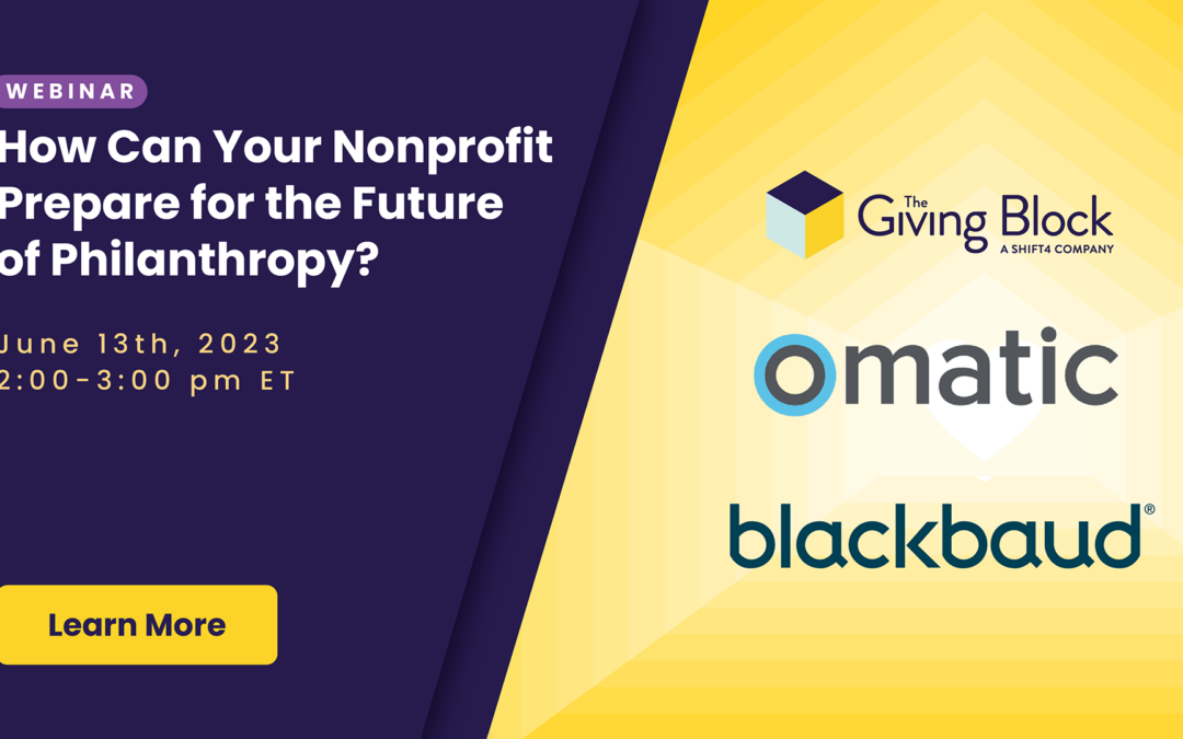 [WEBINAR] How Can Your Nonprofit Prepare for the Future of Philanthropy?