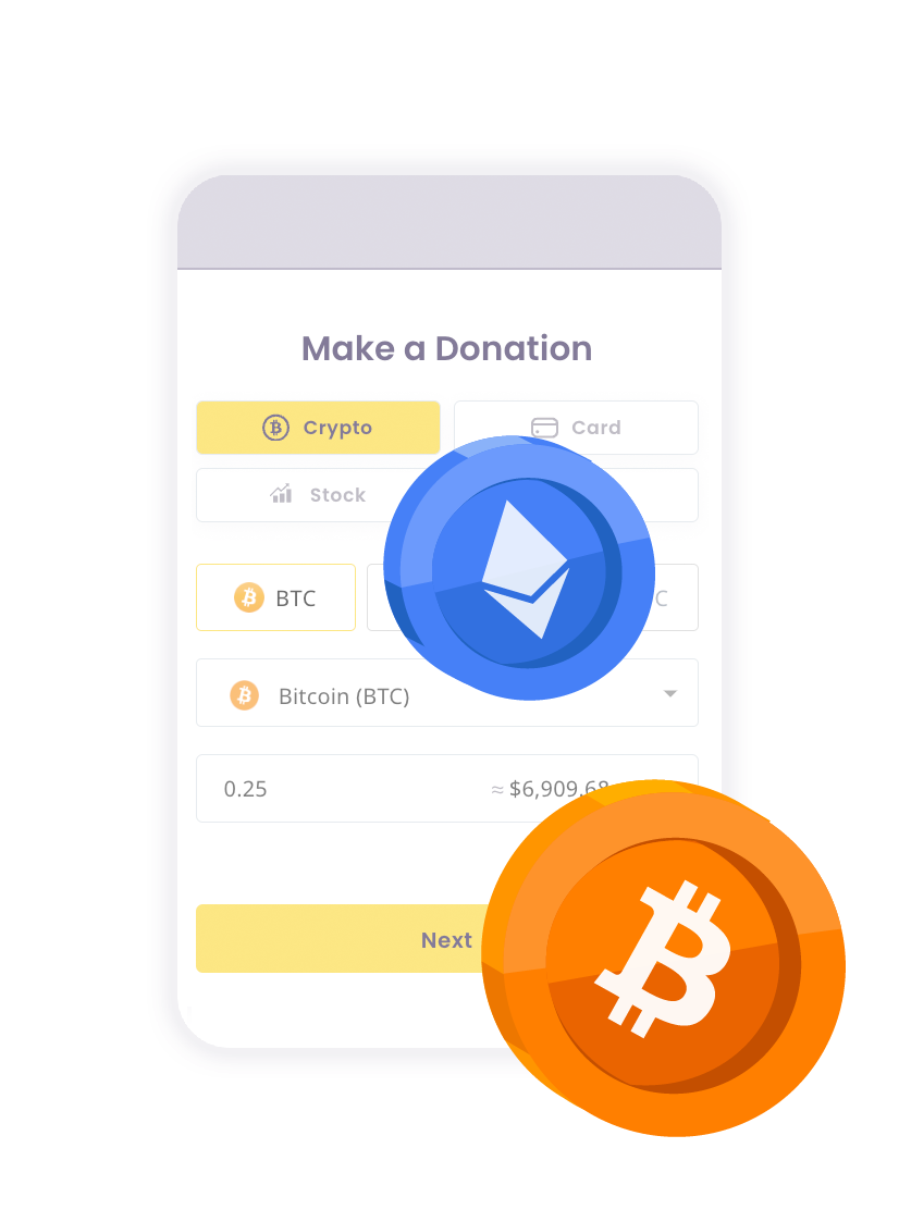 Crypto Donation Form | The Giving Block Crypto Donation Form | The Giving Block