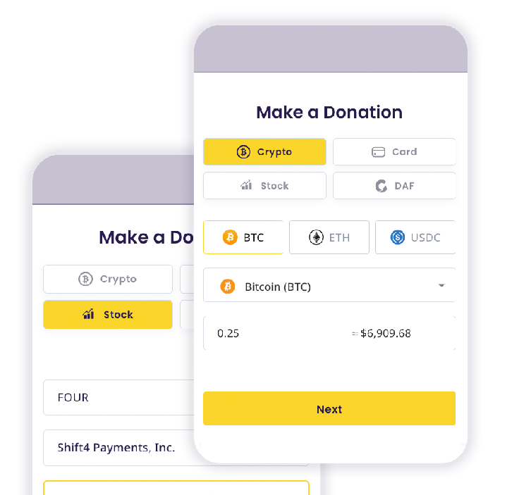 Hero Donation Form Graphic | The Giving Block Hero Donation Form Graphic | The Giving Block