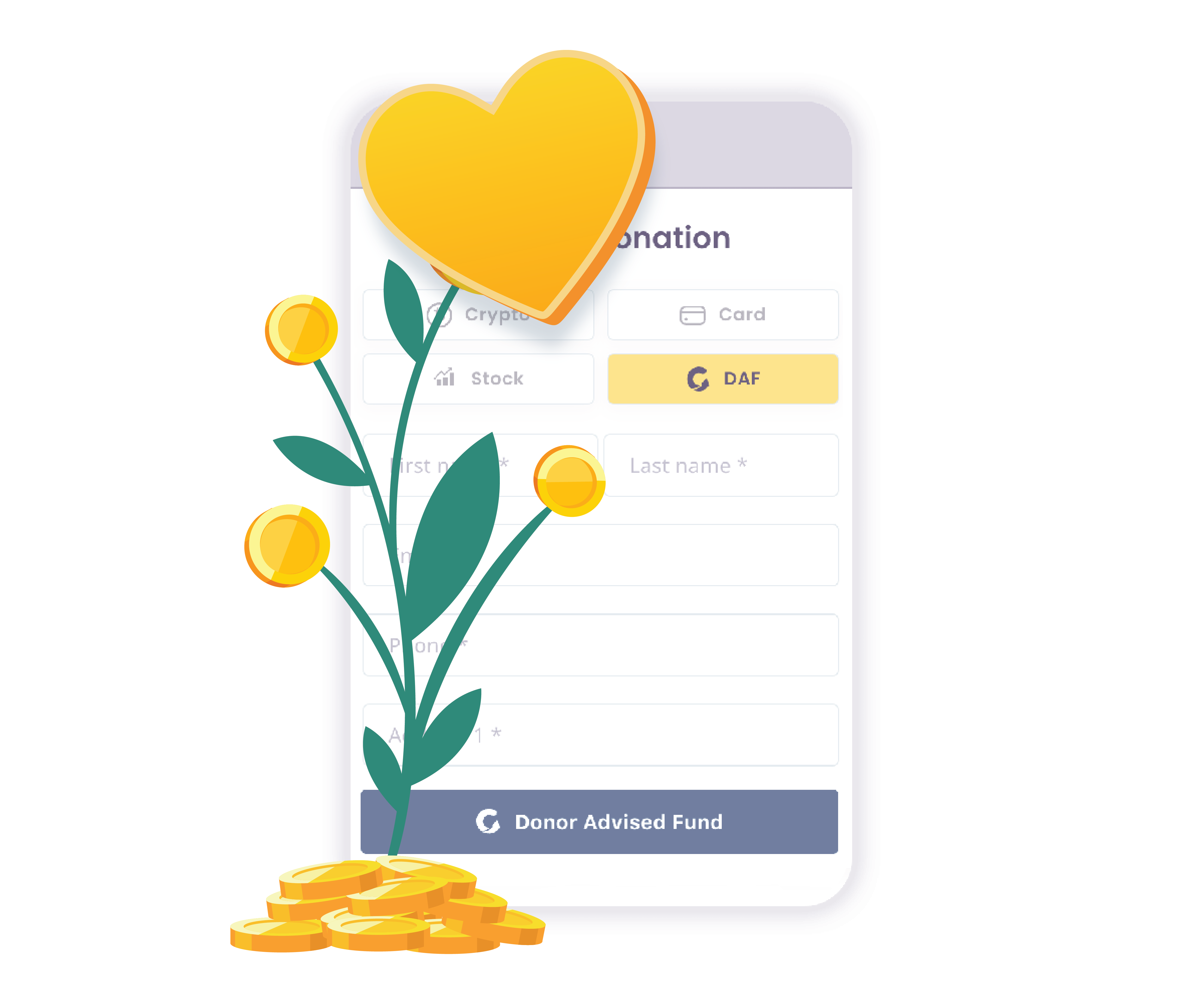 DAF App Desktop | The Giving Block DAF App Desktop | The Giving Block