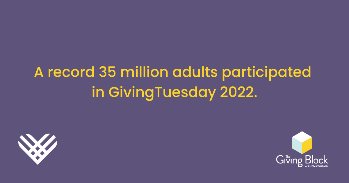 A record 35 million adults participated in GivingTuesday 2022 - 6 | The Giving Block