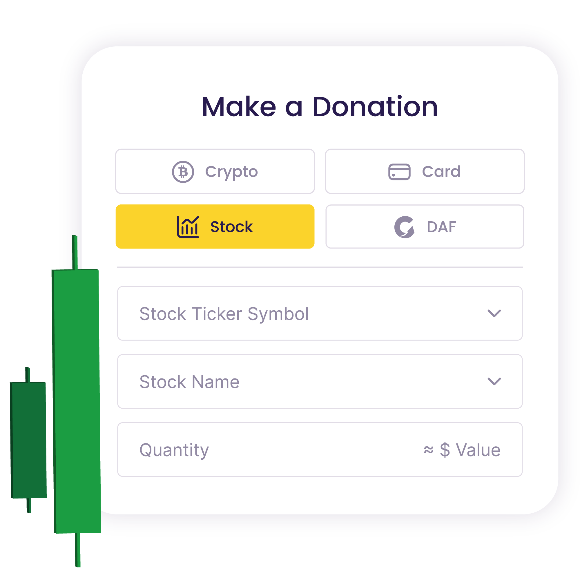 Stock Donation Form | The Giving Block