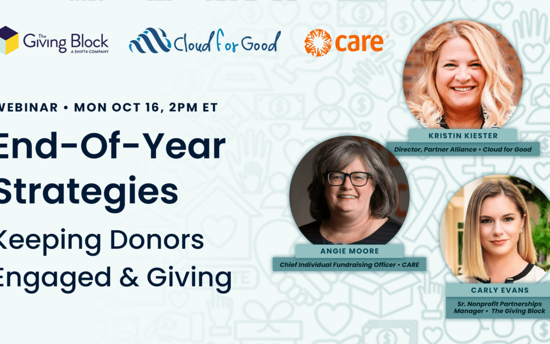 [WEBINAR] End-Of-Year Strategies: Keeping Donors Engaged & Giving