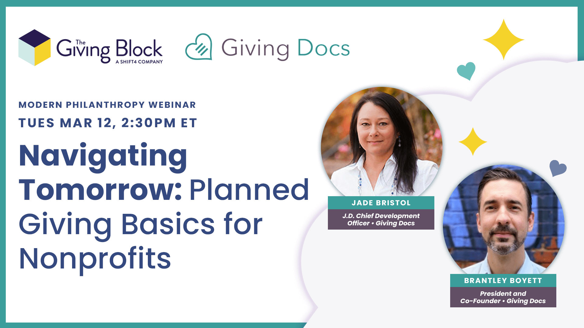 WEBINAR Planned Giving Basics for Nonprofits - EVENT | The Giving Block