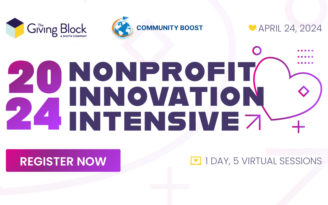 [VIRTUAL EVENT] 2024 Nonprofit Innovation Intensive