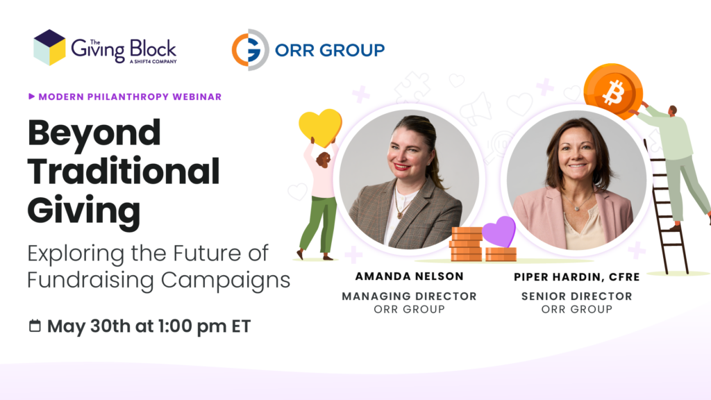 [WEBINAR] Beyond Traditional Giving- Exploring The Future of Fundraising