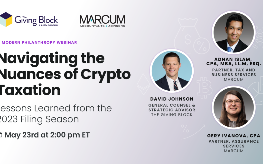 [WEBINAR] Navigating the Nuances of Crypto Taxation
