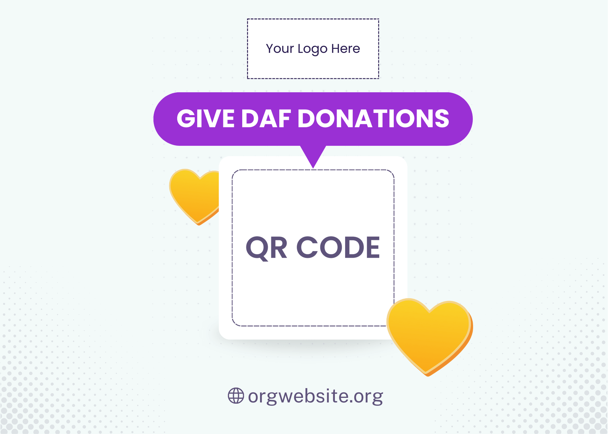 Donate DAF Single - Direct Mail Fundraising Resources | The Giving Block