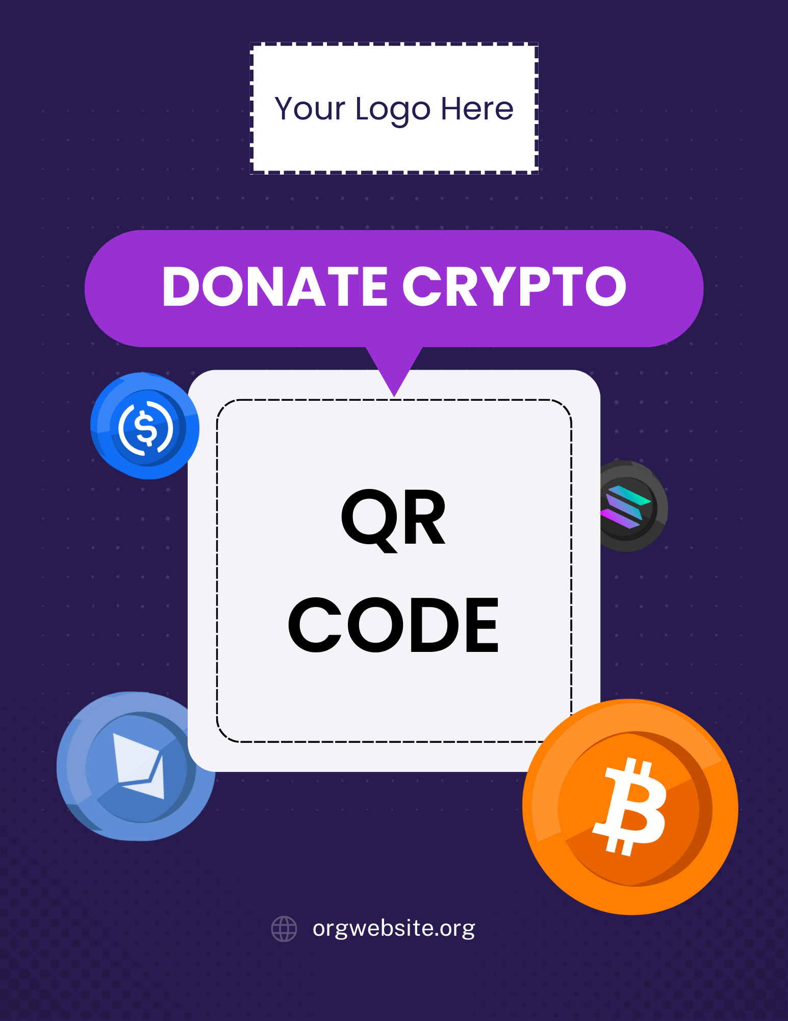 Donate Crypto Single - Direct Mail Fundraising Resources | The Giving Block