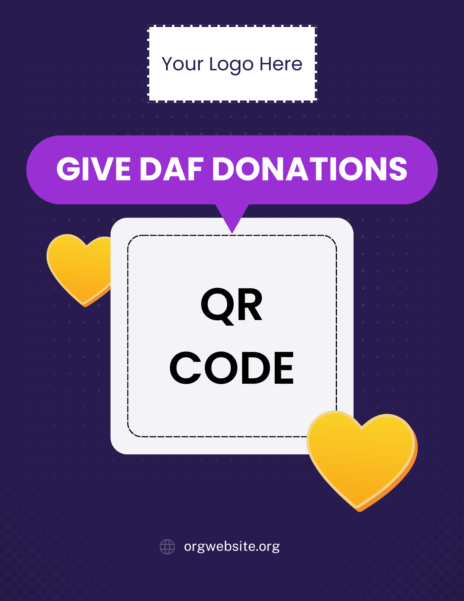 Donate DAF Single - Direct Mail Fundraising Resources | The Giving Block