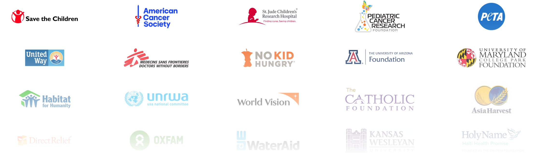 Logos join thousands of nonprofits