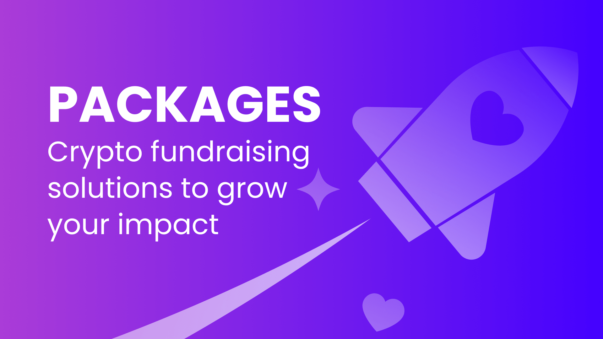 Crypto, Stocks and DAF Fundraising Packages | The Giving Block