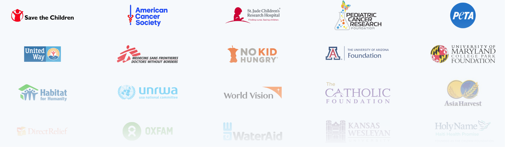 Logos join thousands of nonprofits