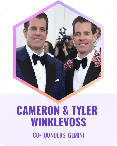 Cameron & Tyler Winklevoss