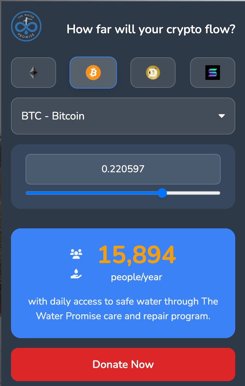 Water Project - Crypto Calculator