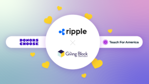 Ripple pledges $25M via The Giving Block