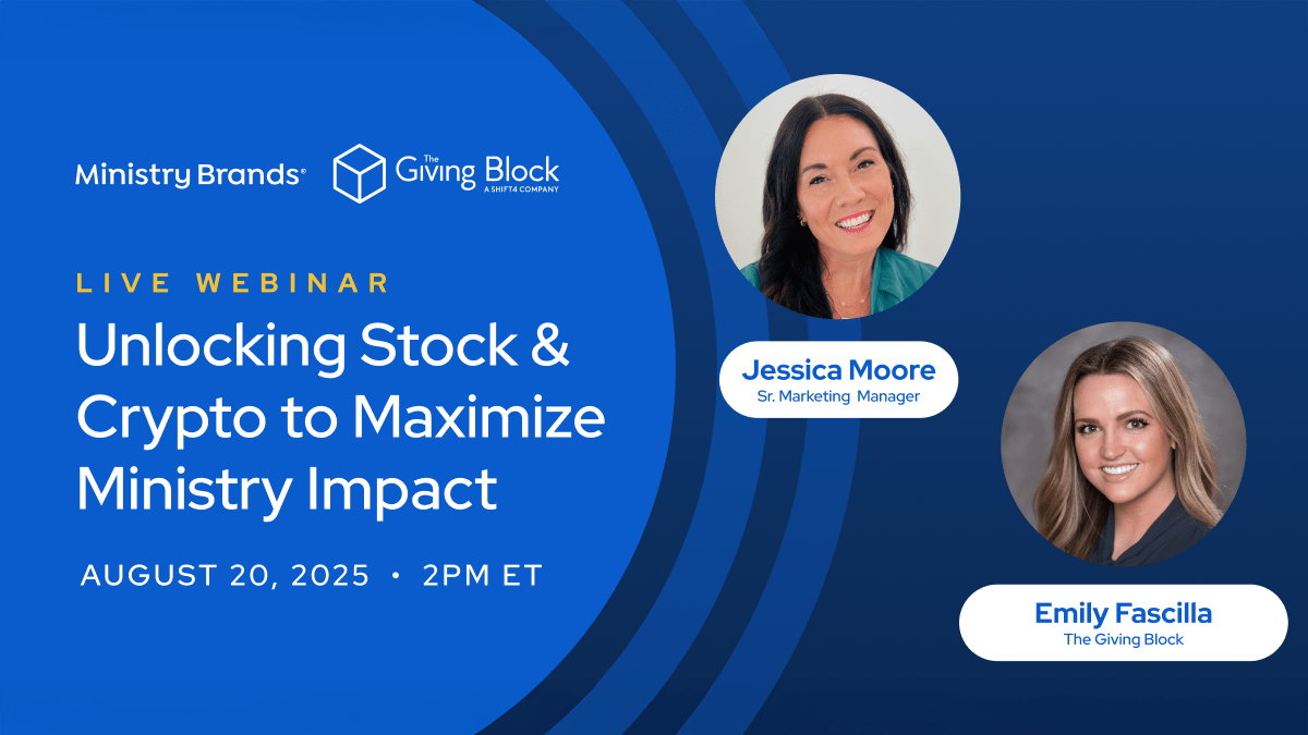 Unlocking Stock & Crypto to Maximize Ministry Impact x The Giving Block