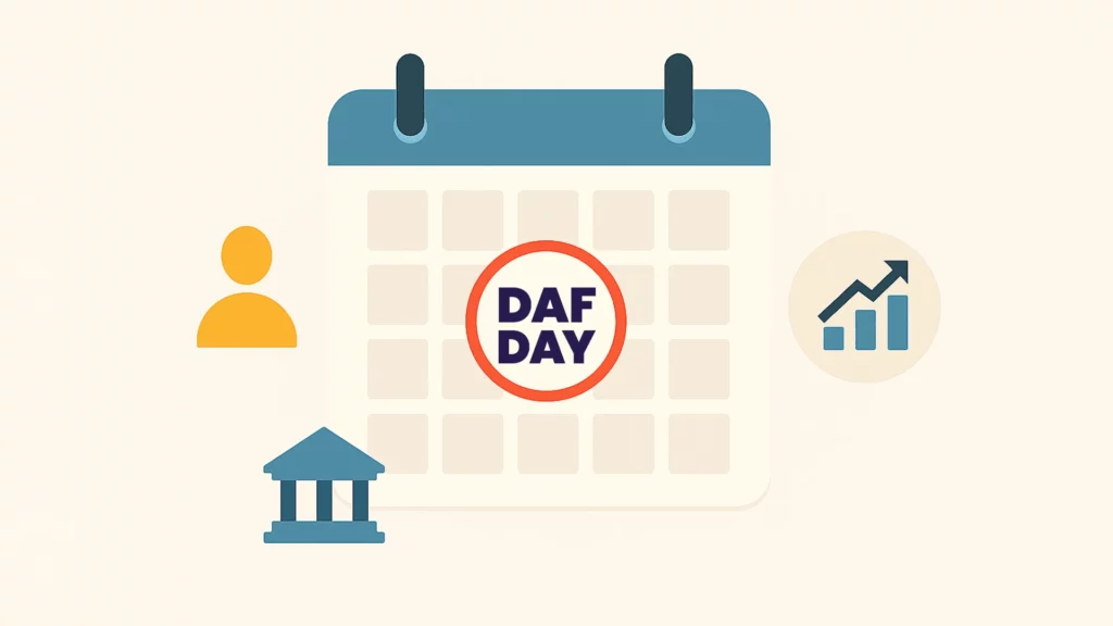What is DAF Day Graphic | The Giving Block