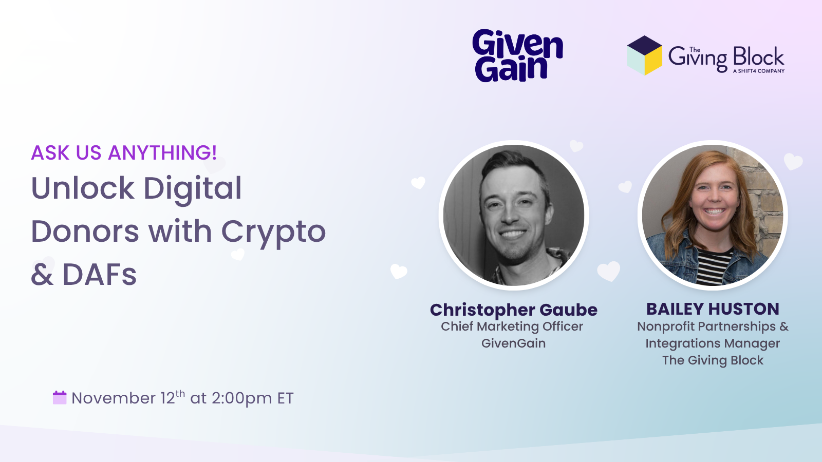 Unlock Digital Donors with Crypto & DAFs - Webinar