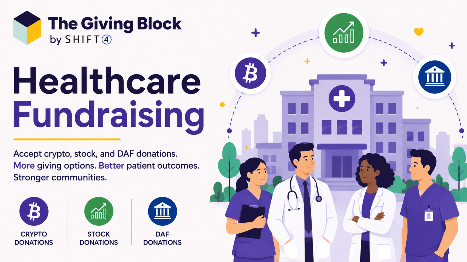 Modern Fundraising Solution for Healthcare Organizations - The Giving Block